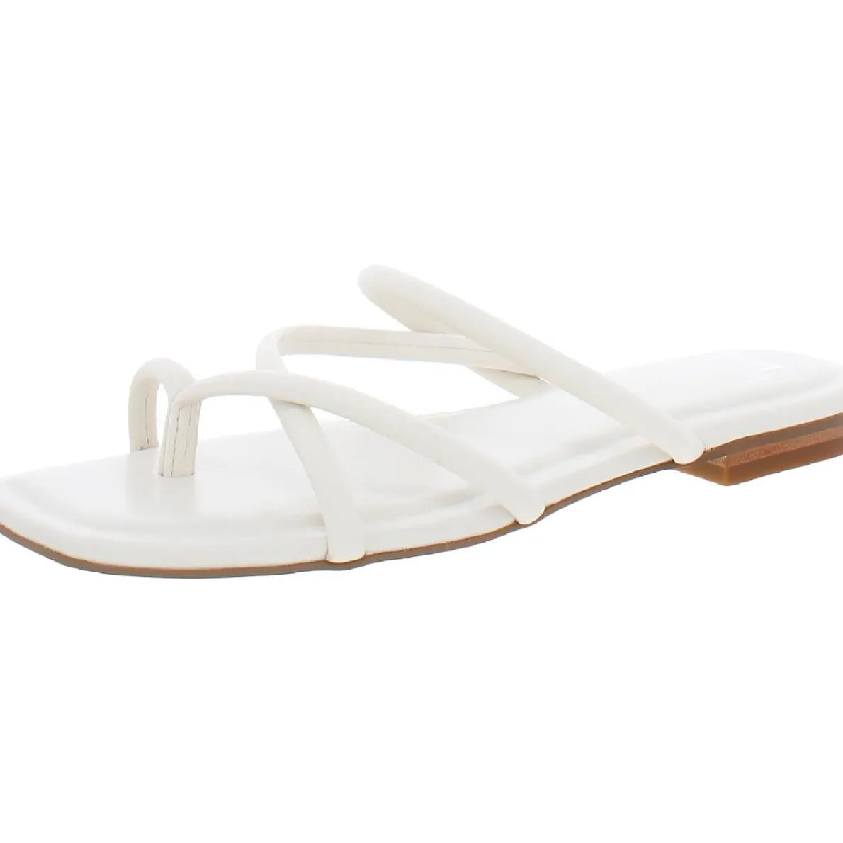 Fiada Faux Leather Thong Flip-Flops