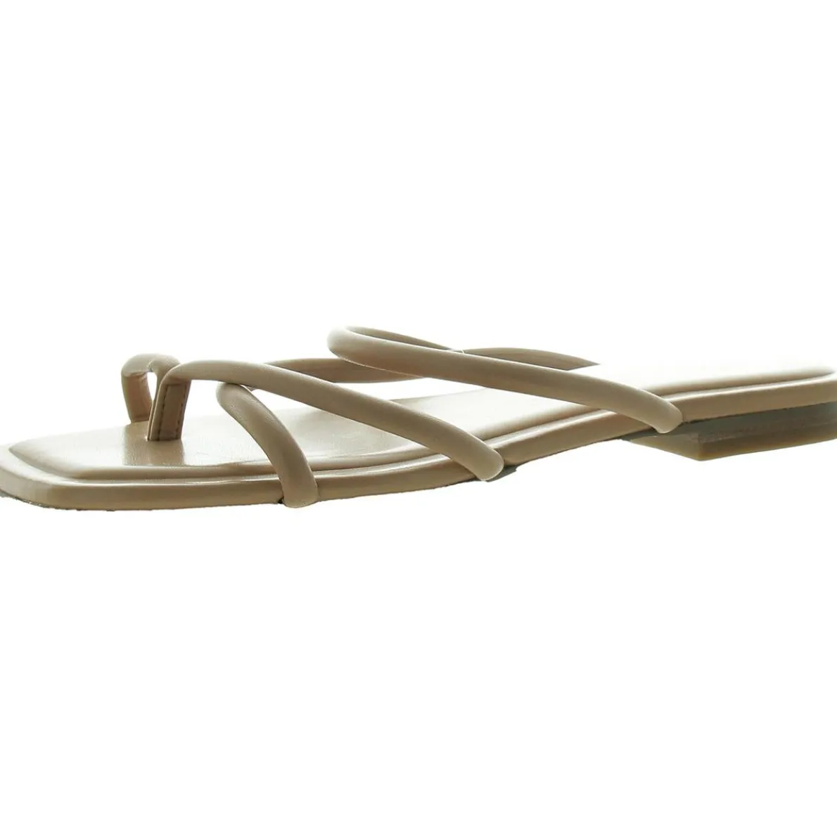 Fiada Faux Leather Thong Flip-Flops