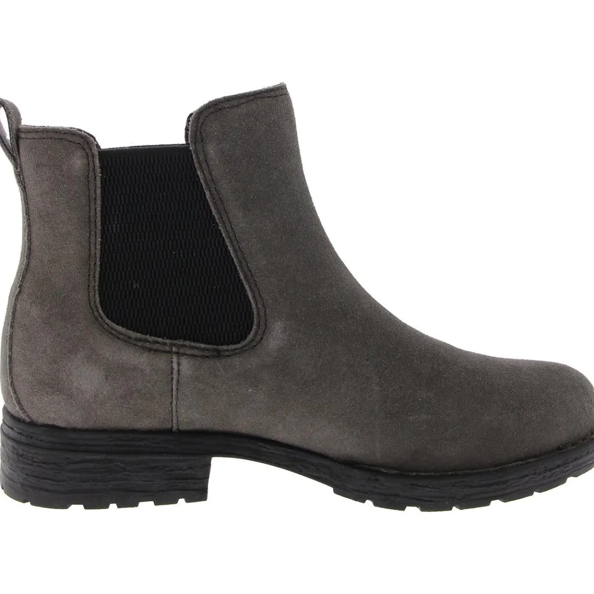 Stretch Leather Chelsea Boots