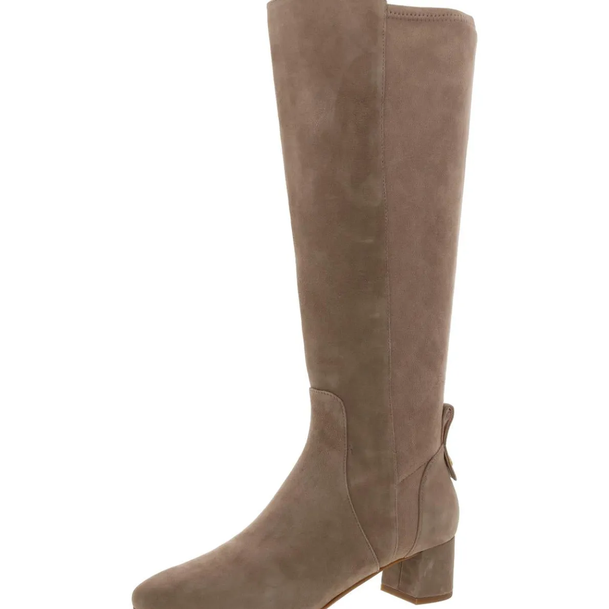 Go-To Block Boot 45 Mixed Media Suede Knee-High Boots