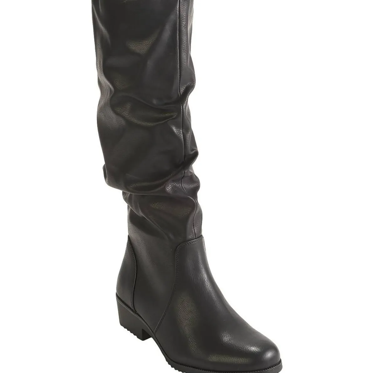 Duration Wide Calf Faux Leather Knee-High Boots