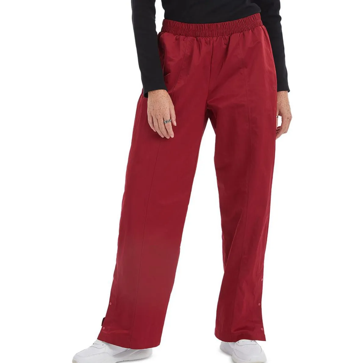 Woven Logo Wide Leg Pants