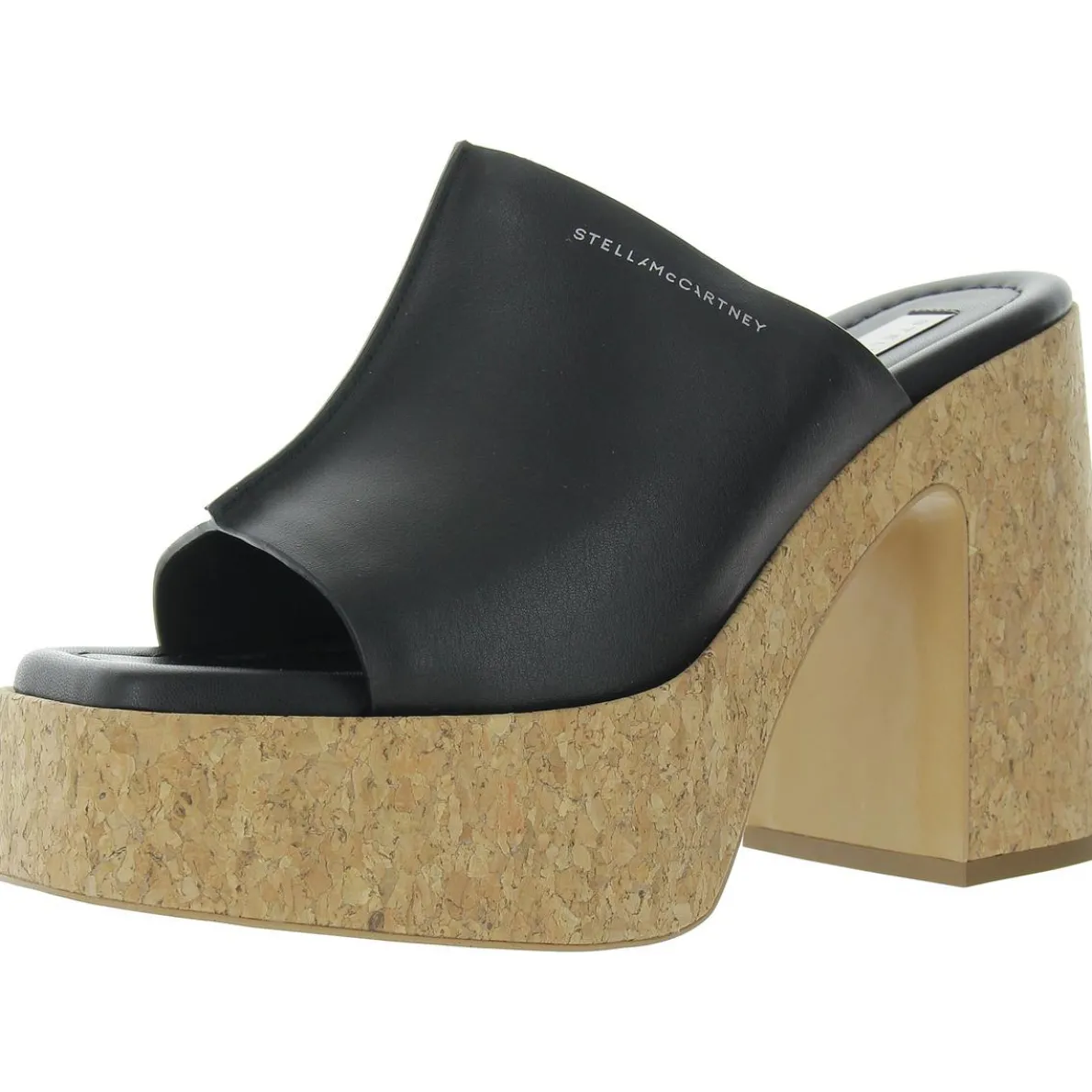 Skyla Block Heel Faux Leather Platform Sandals