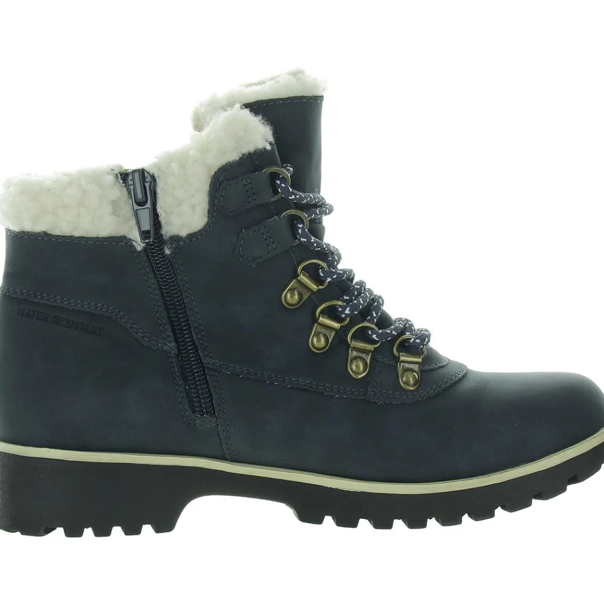 Faux Fur Lined Leather Winter & Snow Boots