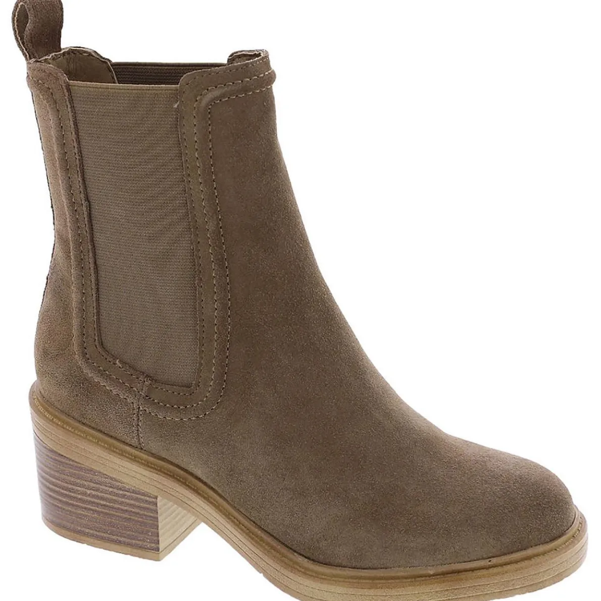 Curtsy Suede Pull On Chelsea Boots