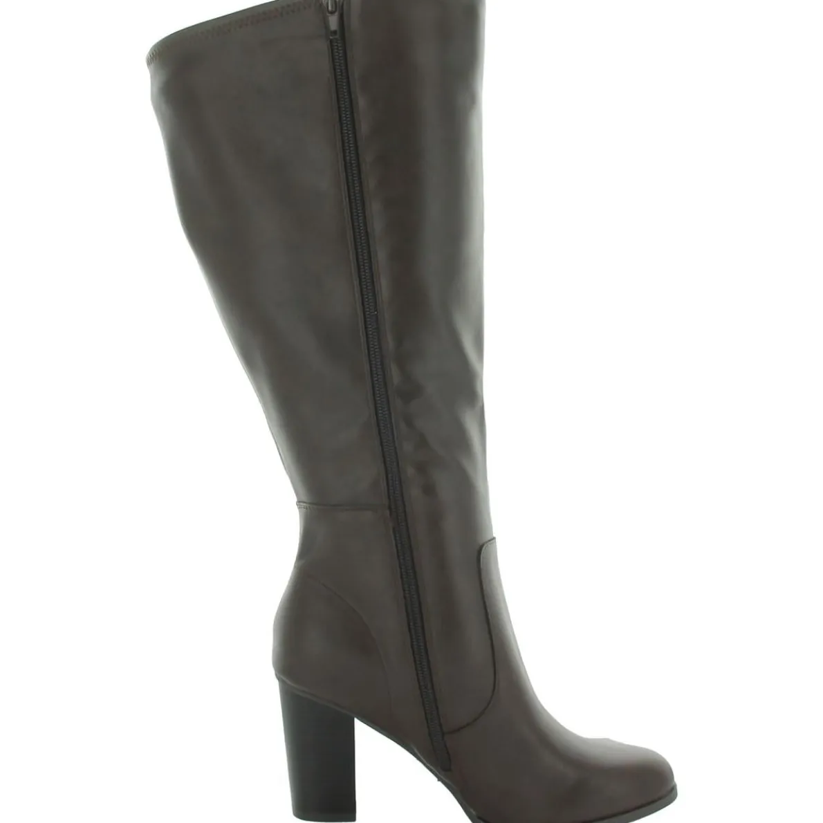 Addyypwc Faux Leather Wide Calf Knee-High Boots