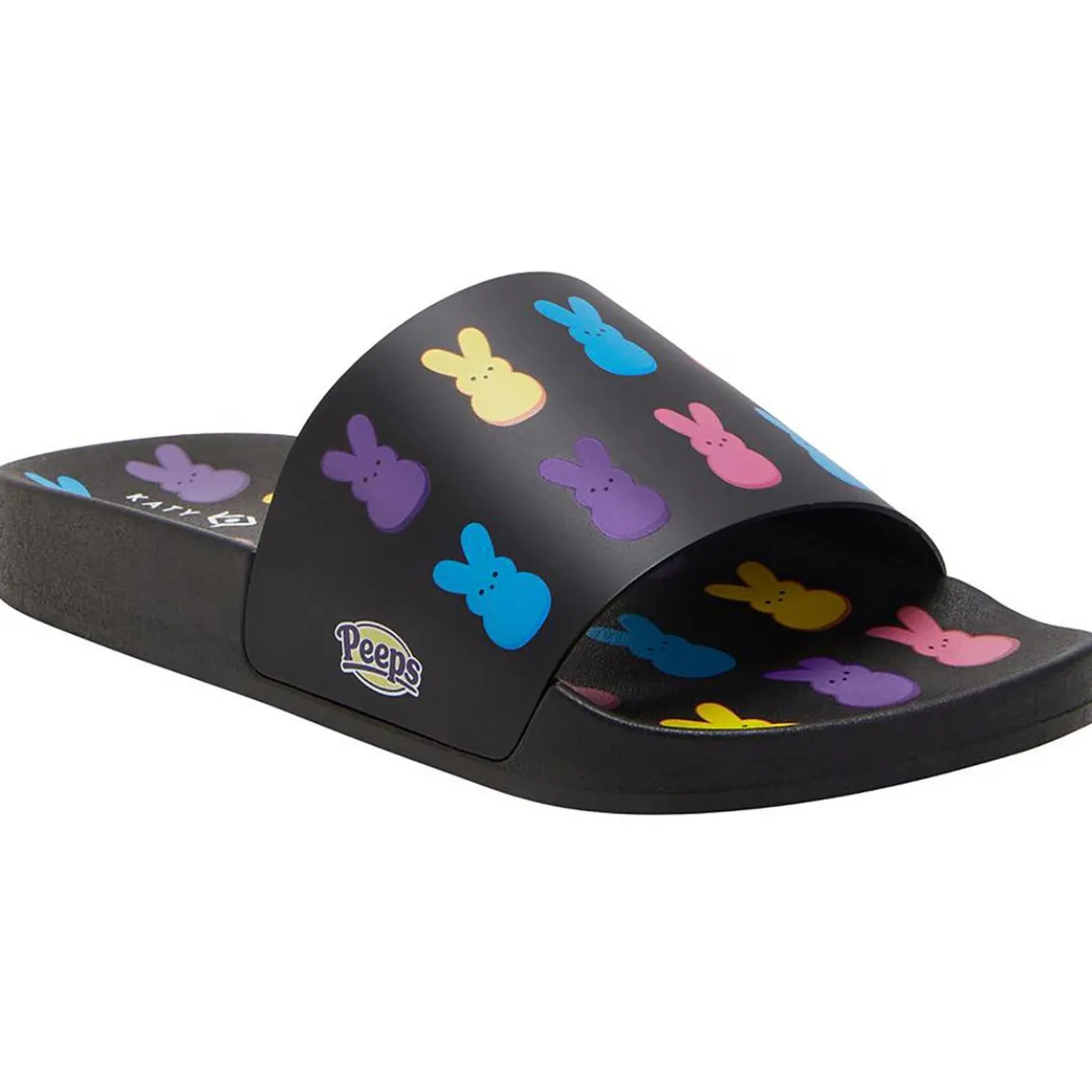 The Peeps Bunny Slide Flat Slip On Slide Sandals