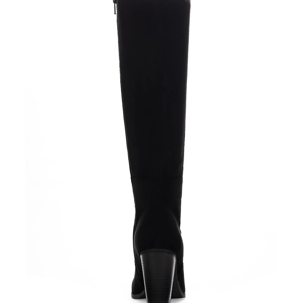 Addyy Faux Suede Block Heel Knee-High Boots