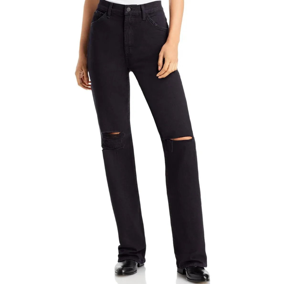 Tall Boot Distressed Bootcut Jeans