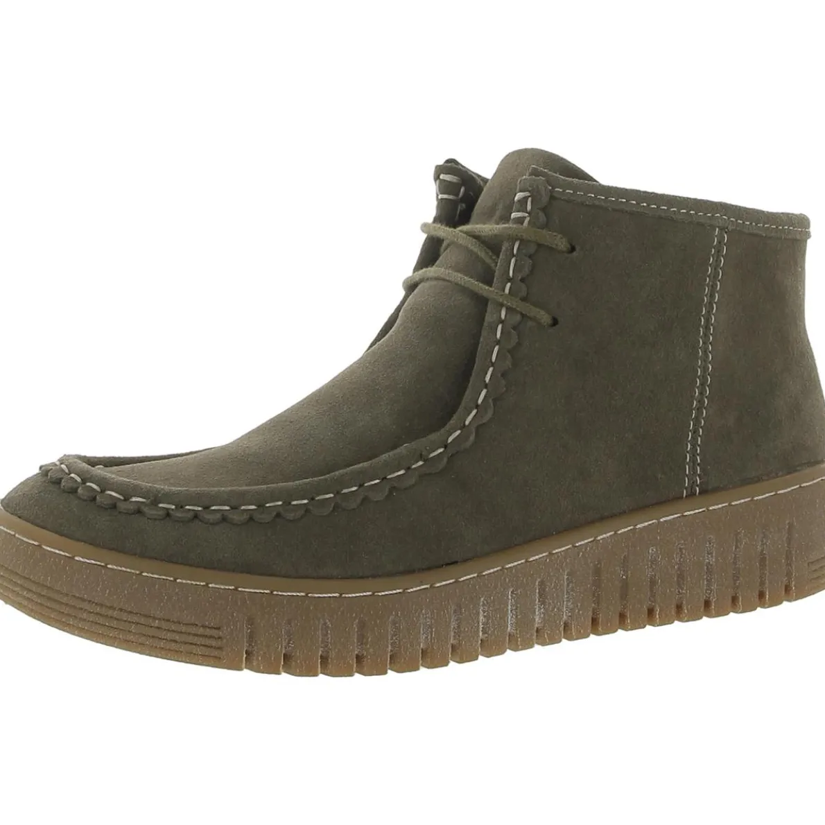 Holland Suede Lug Sole Ankle Boots