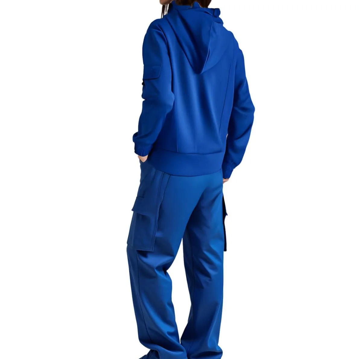 Logo Sleeve Pocket Hoodie