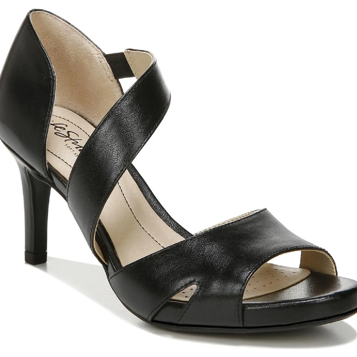 Mega Comfort Insole Slip On Heel Sandals