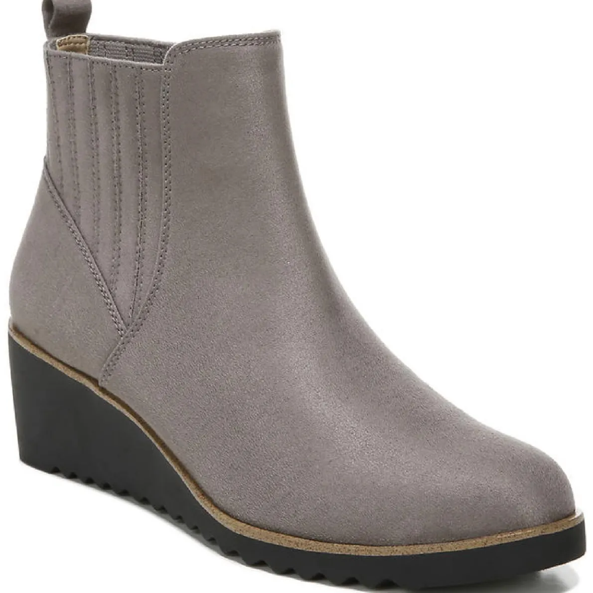 Zenith Cushioned Footbed Faux Suede Ankle Boots