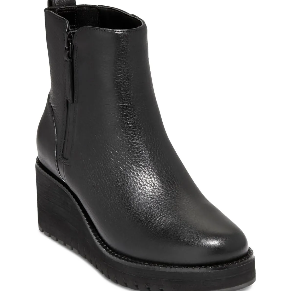 ZG City Leather Ankle Booties
