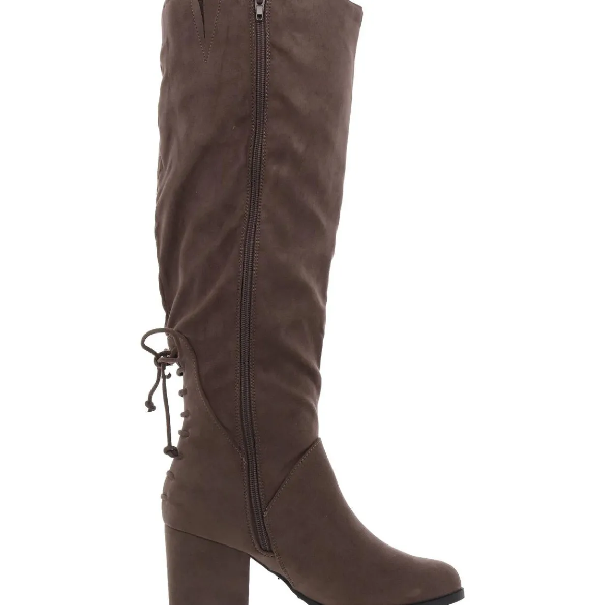 Zipper Knee-High Boots