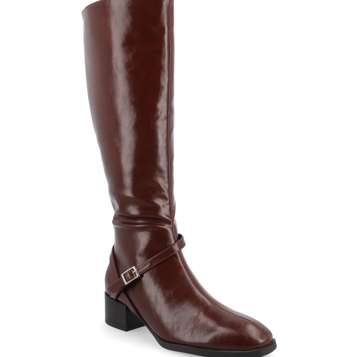 Zipper Mid-Calf Boots