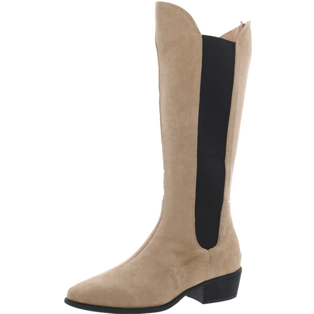 Zipper Mid-Calf Boots