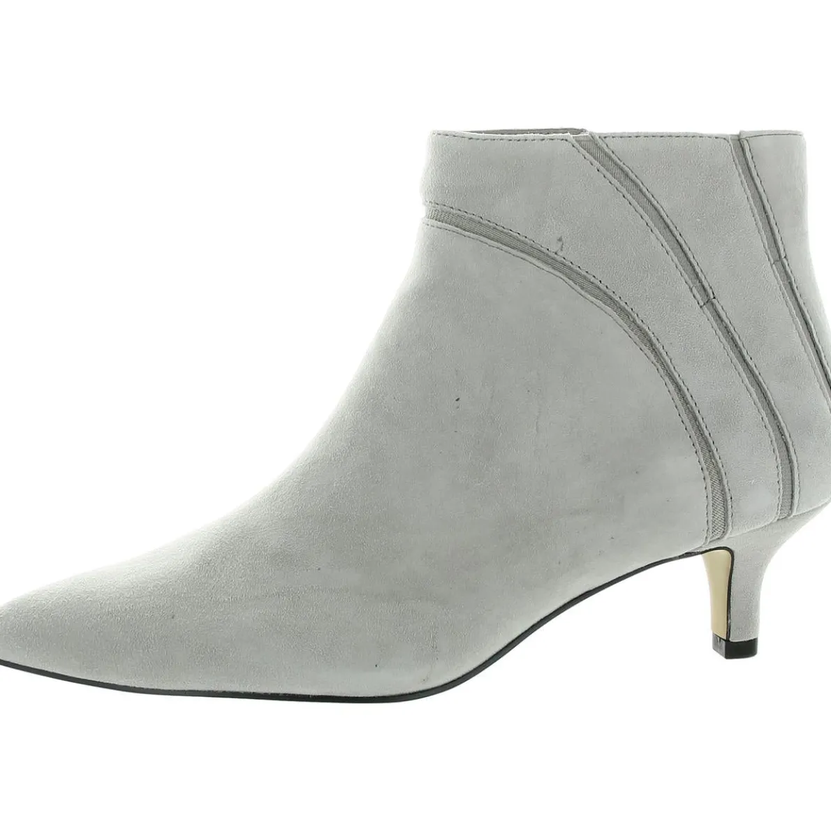 Zipper Leather Ankle Boots