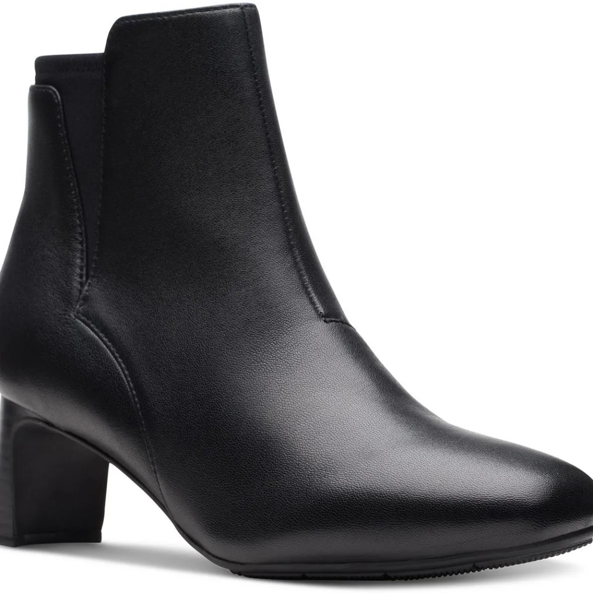 Zipper Leather Ankle Boots