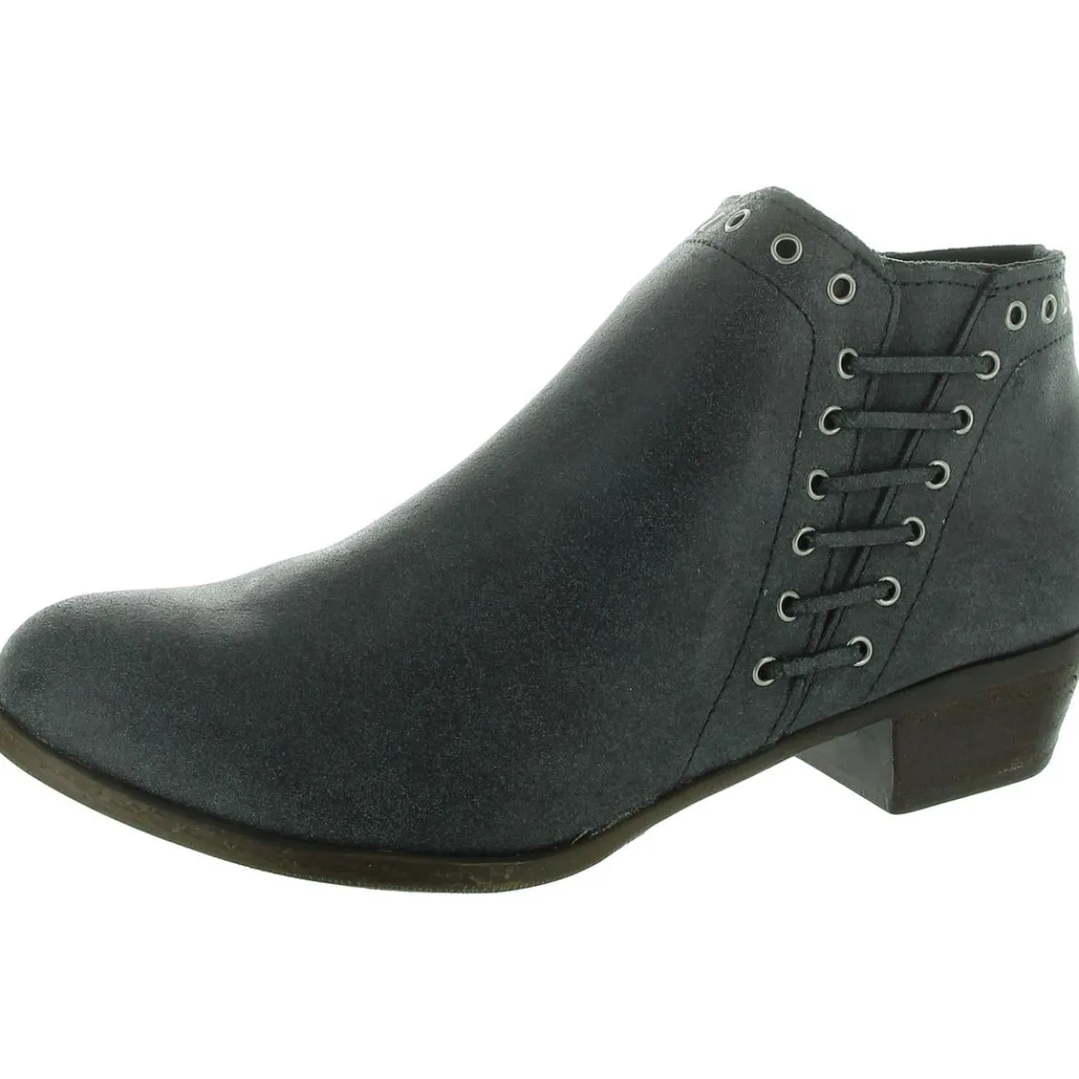 Zipper Leather Booties
