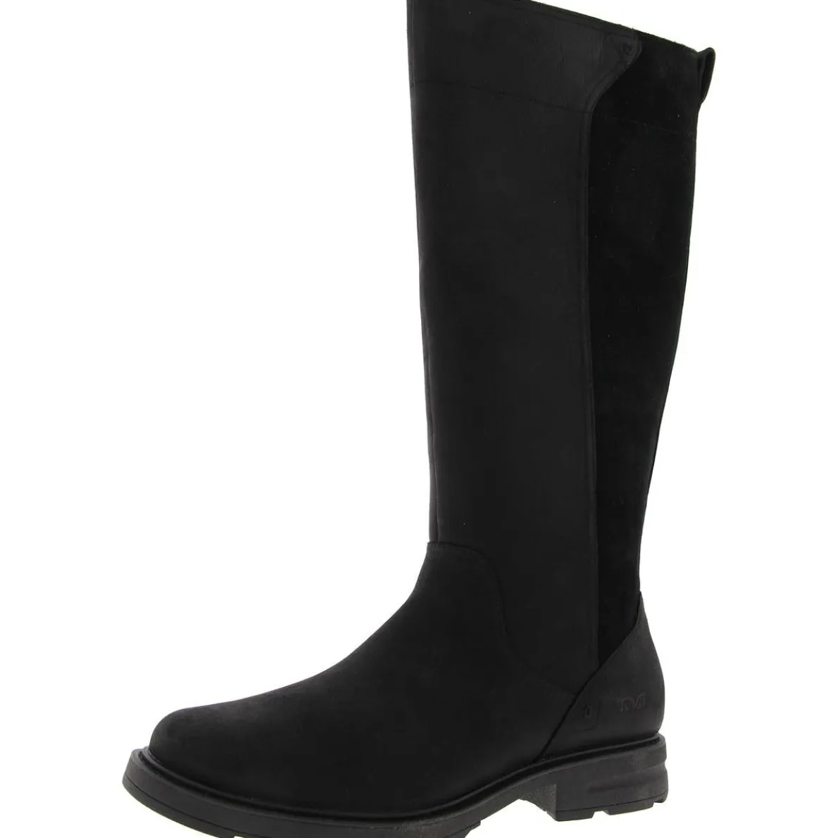 Zipper Leather Knee-High Boots