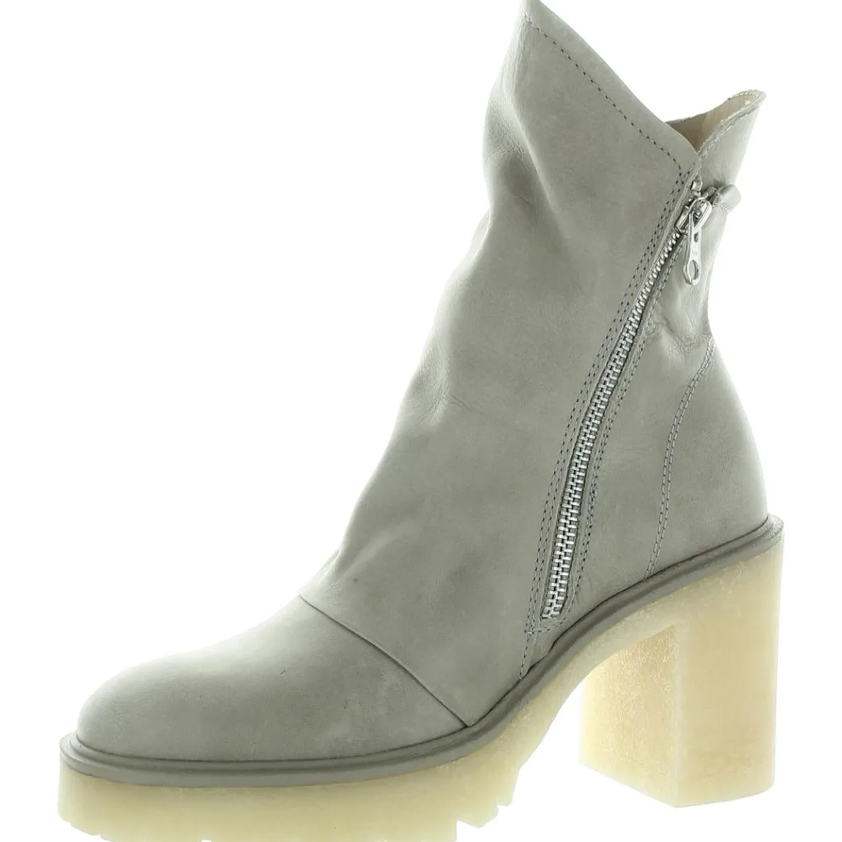 Zipper Mid-Calf Boots