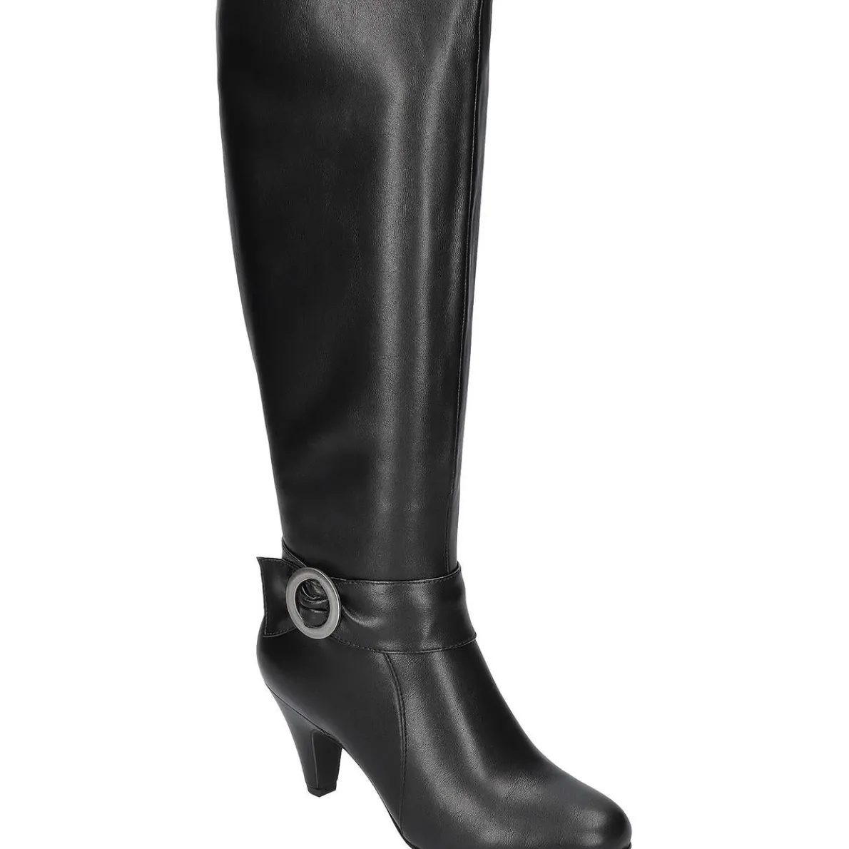 Zipper Mid-Calf Boots