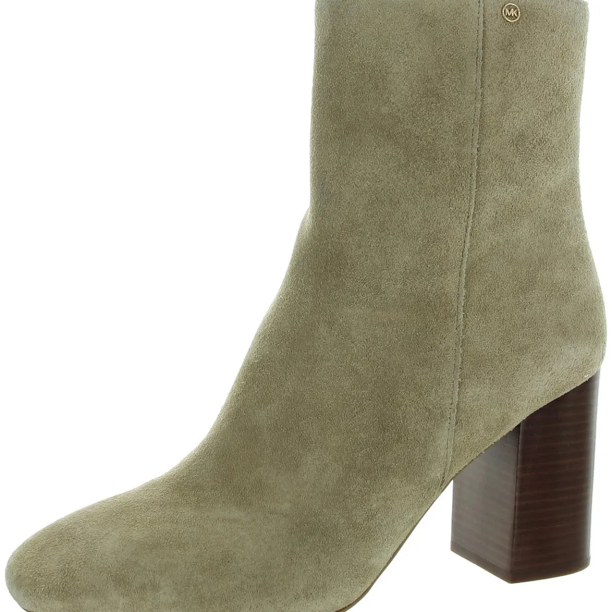Zipper Suede Mid-Calf Boots