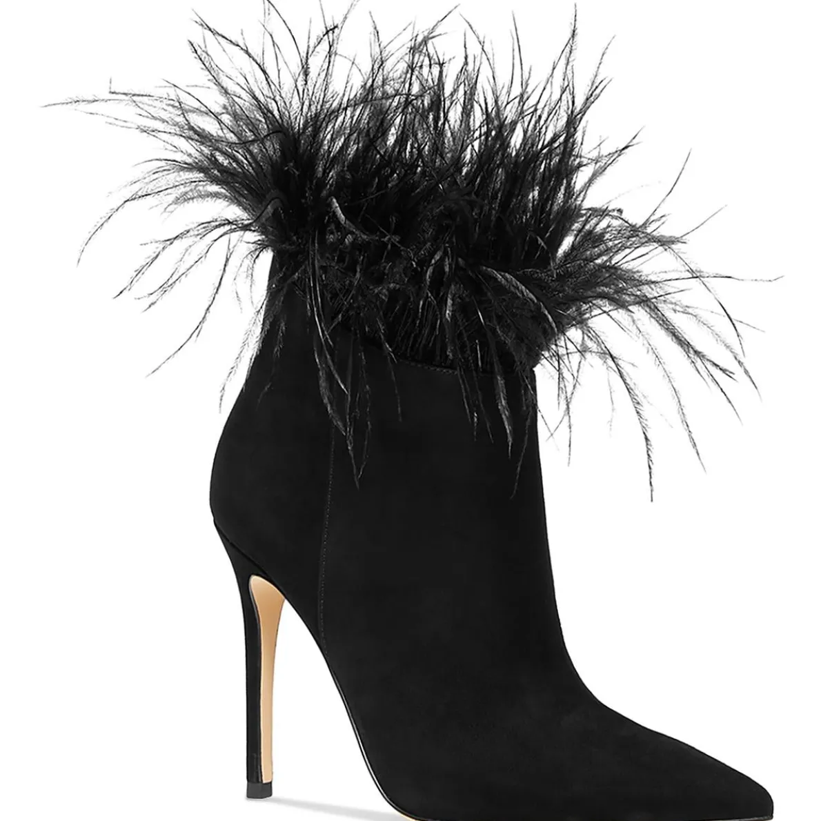 Zipper Suede Shooties