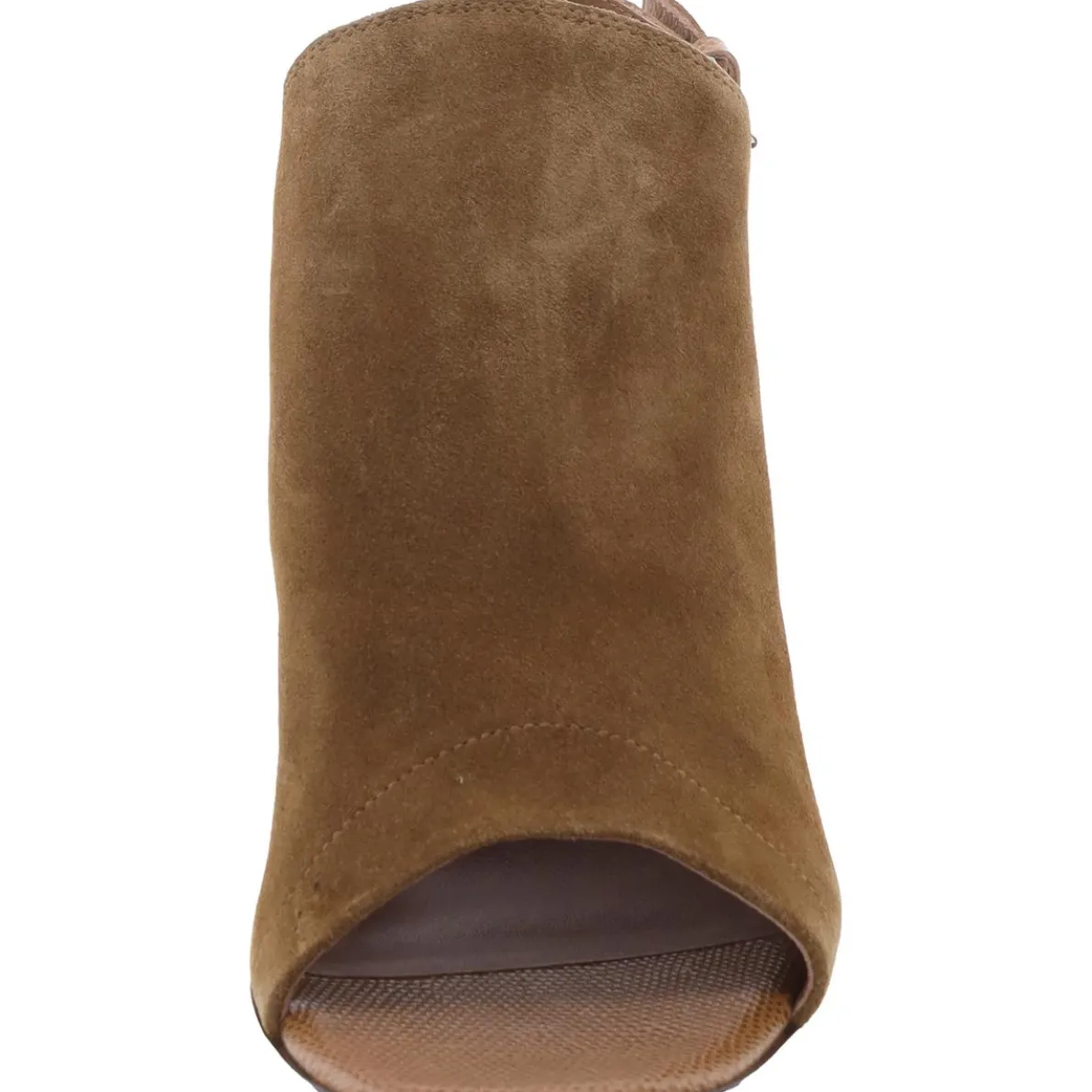 ILIANA02 Suede Block Heel Slingback Sandals