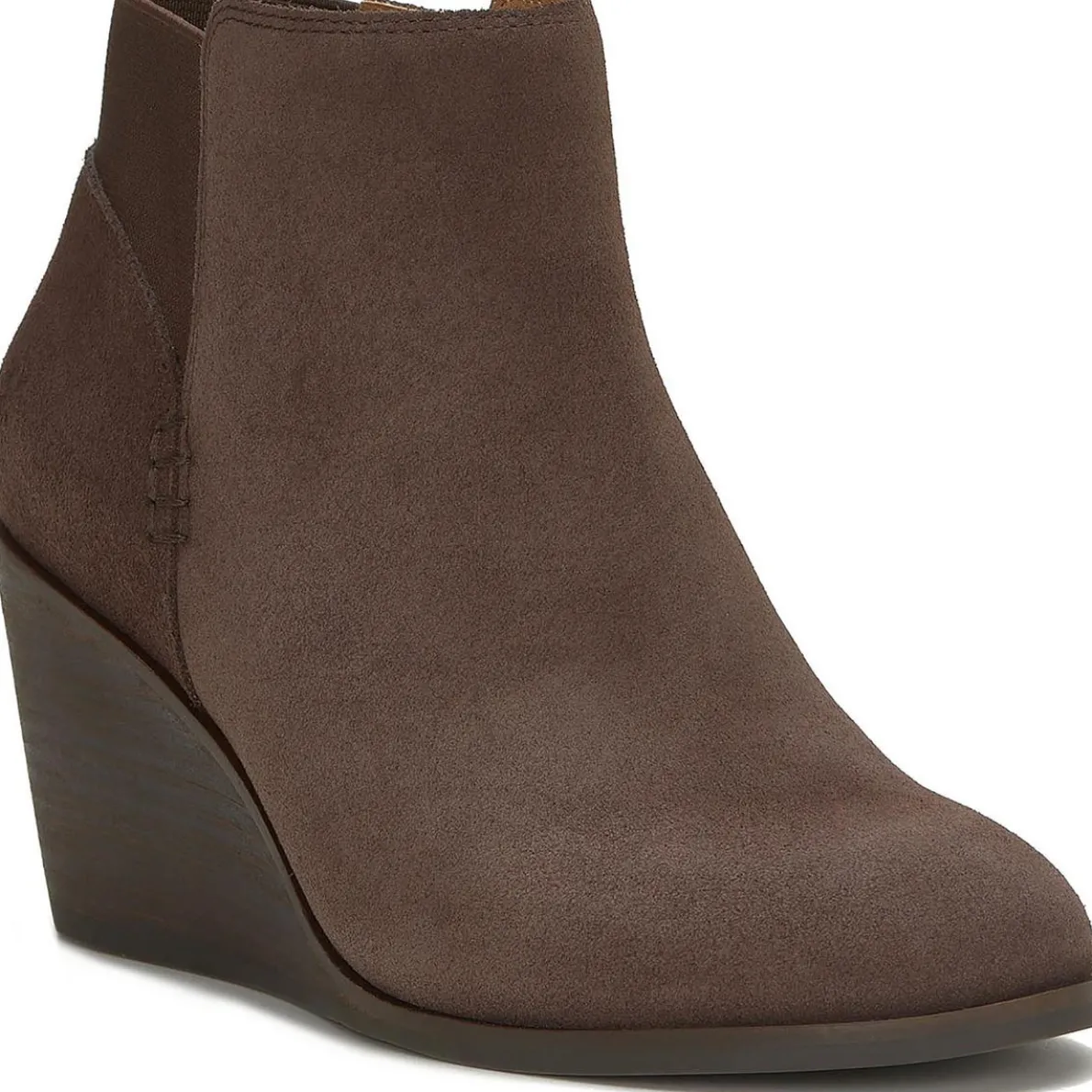 zorlina Leather Ankle Boot Wedge Boots