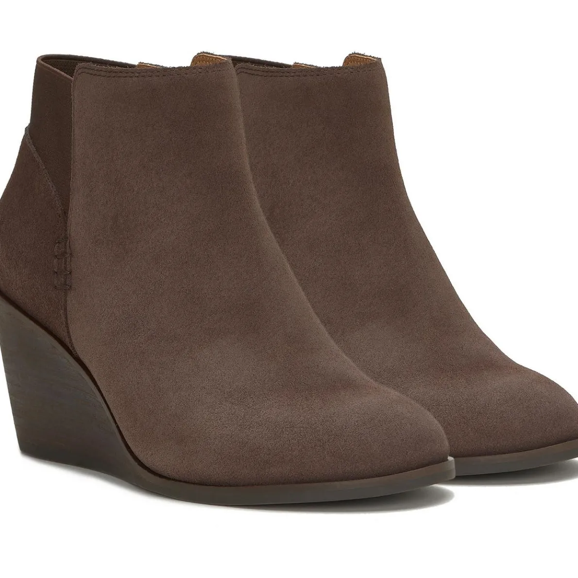 zorlina Leather Ankle Boot Wedge Boots