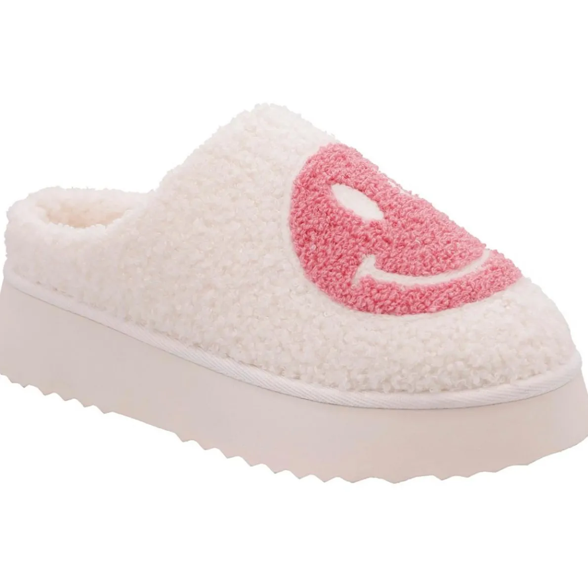 Icicle Faux Fur Flaform Slide Slippers