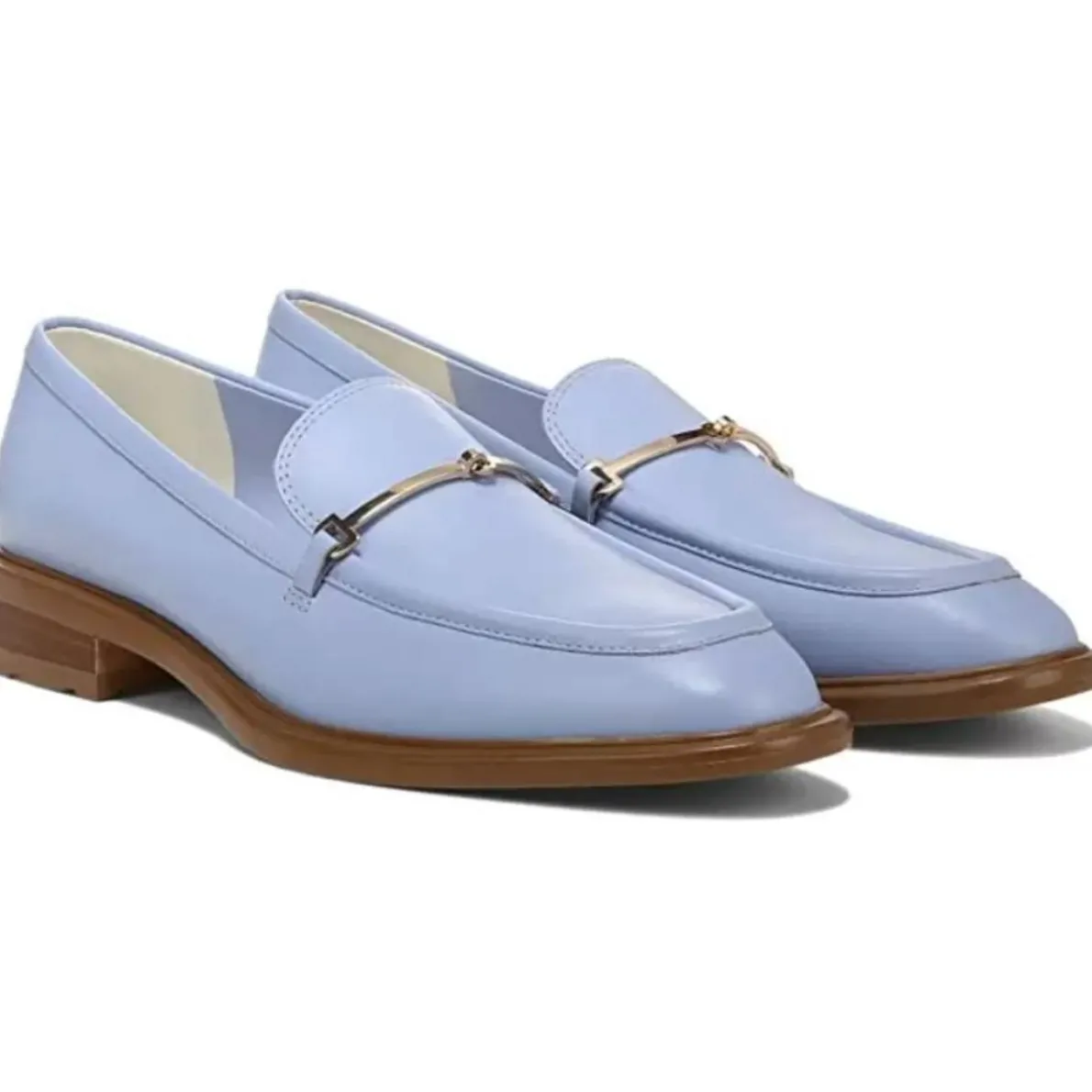 Franco Sarto Eda Leather Slip On Loafers