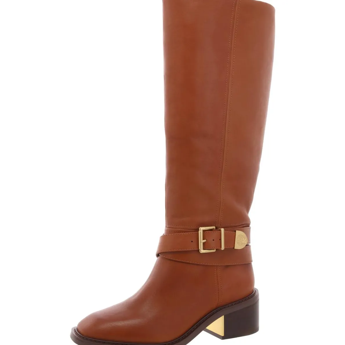 Gini 2 Wide Calf Faux Leather Knee-High Boots